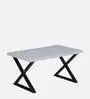 White Metal Coffee Table - Decor Mantra 