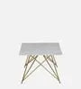 Coffee Table with Elegant Porcelain Top and Matte Gold Finish DECORMANTRA