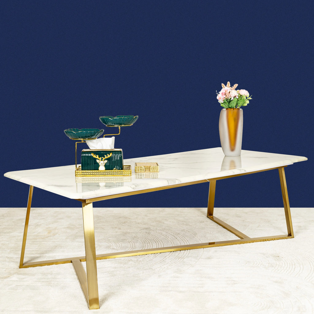 Delightful Rectangular Center Table DECORMANTRA