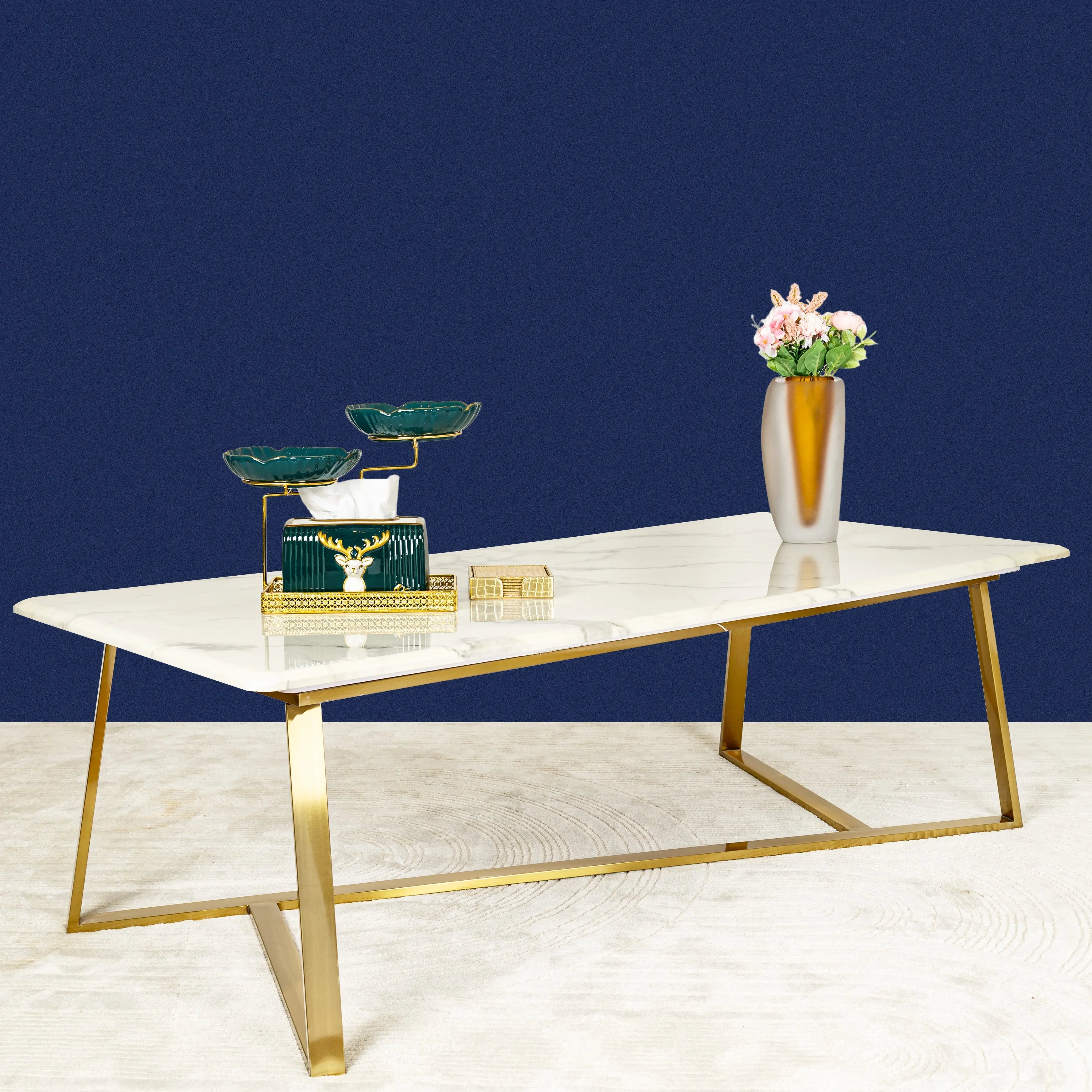 Delightful Rectangular Center Table DECORMANTRA