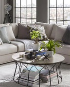 Metal Urban Rhythm Coffee Table - Decor Mantra 