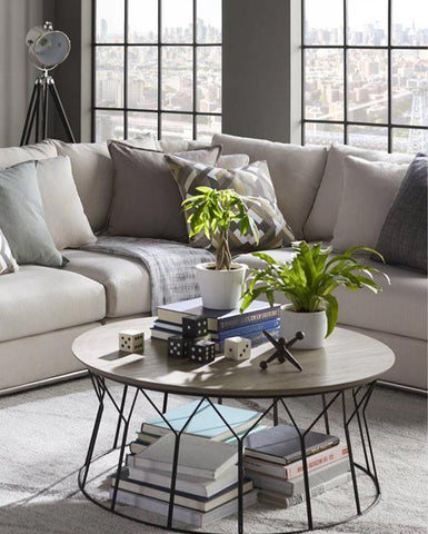 Metal Urban Rhythm Coffee Table - Decor Mantra 