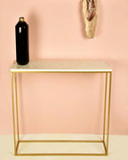 Set of 2 Marble-Topped Nested Console Tables DECORMANTRA