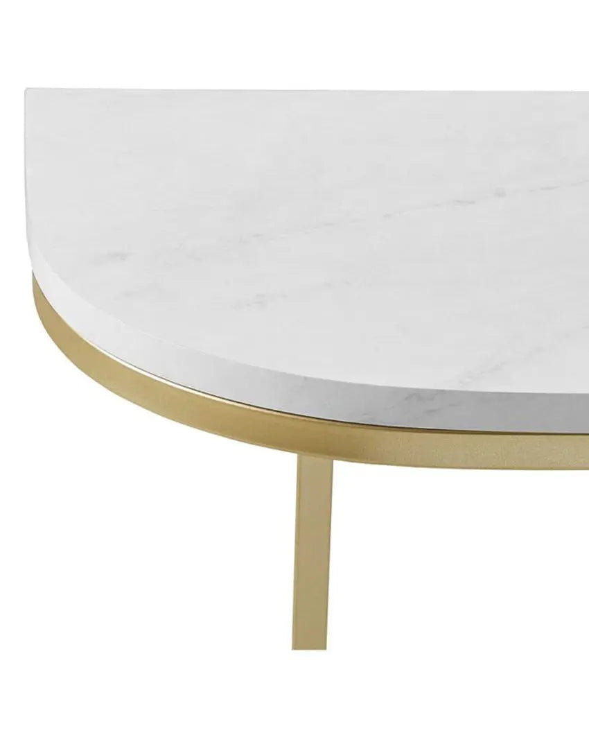Gold-Finished Rectangular Console Table DECORMANTRA