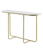 Gold-Finished Rectangular Console Table DECORMANTRA