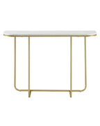 Gold-Finished Rectangular Console Table DECORMANTRA