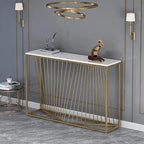 Contemporary Metal Console Table - Decor Mantra 