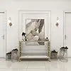 Console Table with Iron Metal Frame DECORMANTRA