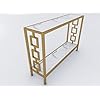 Console Table with Iron Metal Frame
