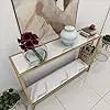 Console Table with Iron Metal Frame DECORMANTRA