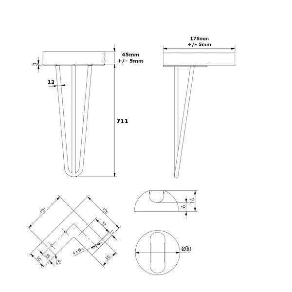 Stylish Metal Frame Console Tables DECORMANTRA