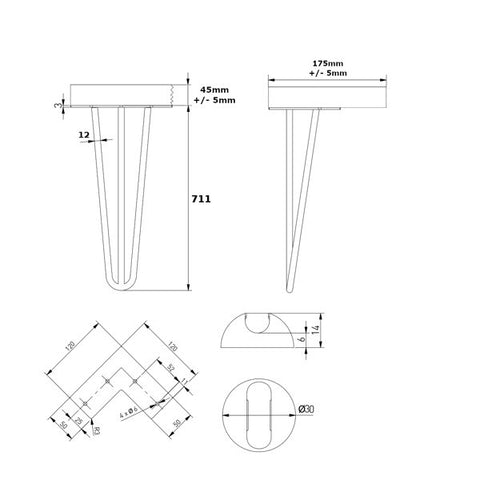 Stylish Metal Frame Console Tables