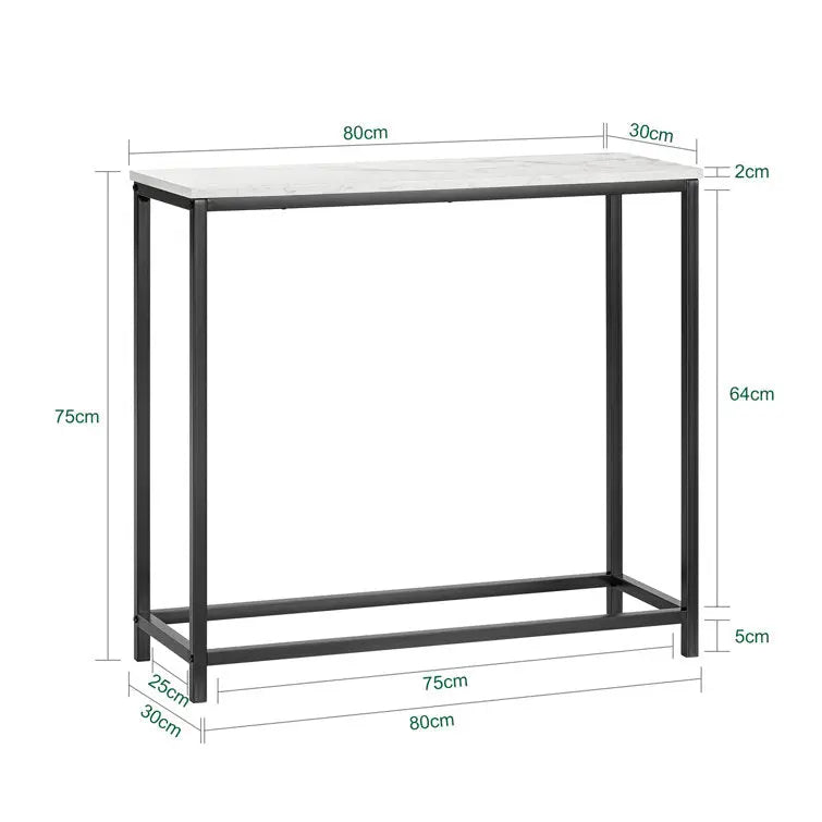 Elegant Metal Frame Console Tables DECORMANTRA