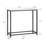 Elegant Metal Frame Console Tables DECORMANTRA