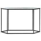 Marble Console Table with Elegant Metal Stand - Decor Mantra 