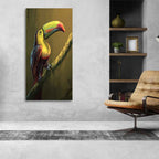 Canvas Wall Painting of Bird Toco Toucan DECORMANTRA