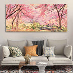 Cherry Blossom Tree Canvas wall Painting DECORMANTRA