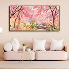 Cherry Blossom Tree Premium Wall Painting DECORMANTRA