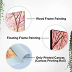 Cherry Blossom Tree Premium Wall Painting DECORMANTRA
