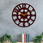Classic Style Wooden Wall Clock - Decor Mantra 