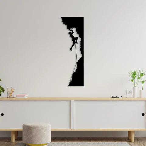 Climb On Mountain Metal Wall Art - Decor Mantra 