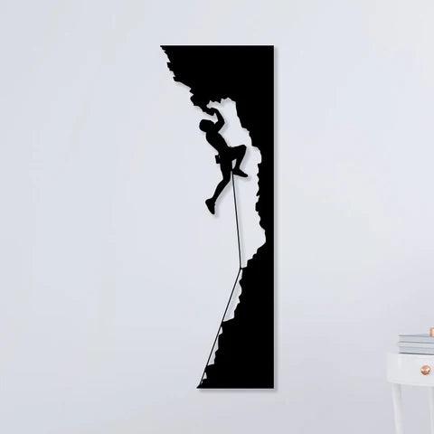 Climb On Mountain Metal Wall Art - Decor Mantra 
