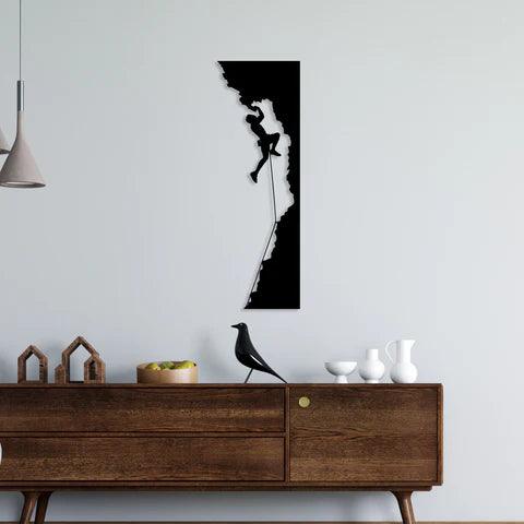 Climb On Mountain Metal Wall Art - Decor Mantra 