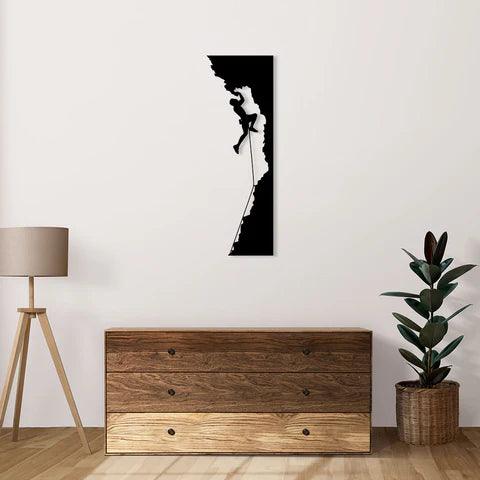 Climb On Mountain Metal Wall Art - Decor Mantra 