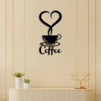 Coffee With Love Metal Wall Art - Decor Mantra 