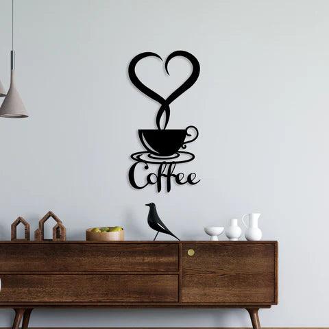 Coffee With Love Metal Wall Art - Decor Mantra 