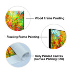 Colorful Abstract Art of Trees Canvas Wall Painting DECORMANTRA