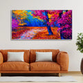 Colorful Autumn Trees Canvas Wall Painting DECORMANTRA