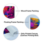 Colorful Autumn Trees Canvas Wall Painting DECORMANTRA