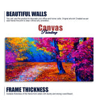 Colorful Autumn Trees Canvas Wall Painting DECORMANTRA