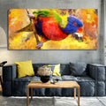 Colorful Parrot Abstract Art Canvas wall Painting Decor Mantra