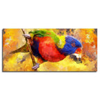 Colorful Parrot Abstract Art Canvas wall Painting Decor Mantra