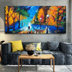 Couple Dating Tonight Premium Wall Painting DECORMANTRA