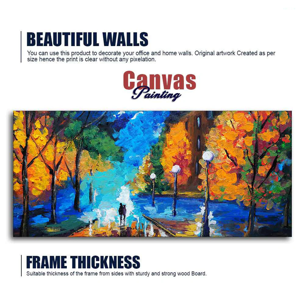 Couple Dating Tonight Premium Wall Painting DECORMANTRA
