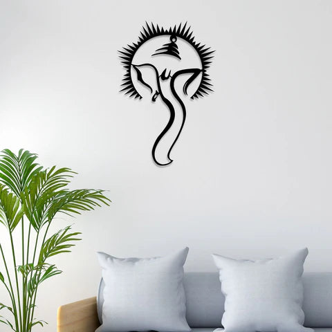 Ultimate Ganesha Metal Wall Art Decor Mantra