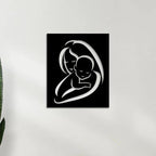 Mother Care Metal Wall Art - Decor Mantra 
