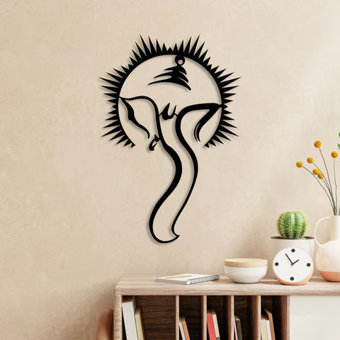 Ultimate Ganesha Metal Wall Art Decor Mantra