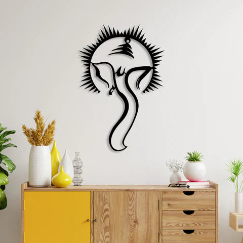 Ultimate Ganesha Metal Wall Art Decor Mantra