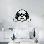 Cute Puppy Metal Wall Art - Decor Mantra 