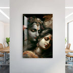 Religious Radha Krishna Acrylic Wall Art DECORMANTRA