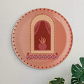 Vibrant Bohemian Art for Spaces porcelain plate - Harshita Craft