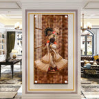Contemporary Acrylic Wall Art Featuring Shree Murlidhar - Decor Mantra 