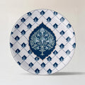 Elegant Blue and White Plate Blue Pottery Inspired plate - Harshita Craft