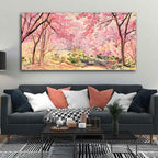 Cherry Blossom Tree Premium Wall Painting - Decor Mantra 