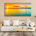 Beautiful Sunset Horizon Canvas wall Painting Decor Mantra