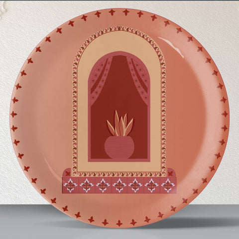 Vibrant Bohemian Art for Spaces porcelain plate